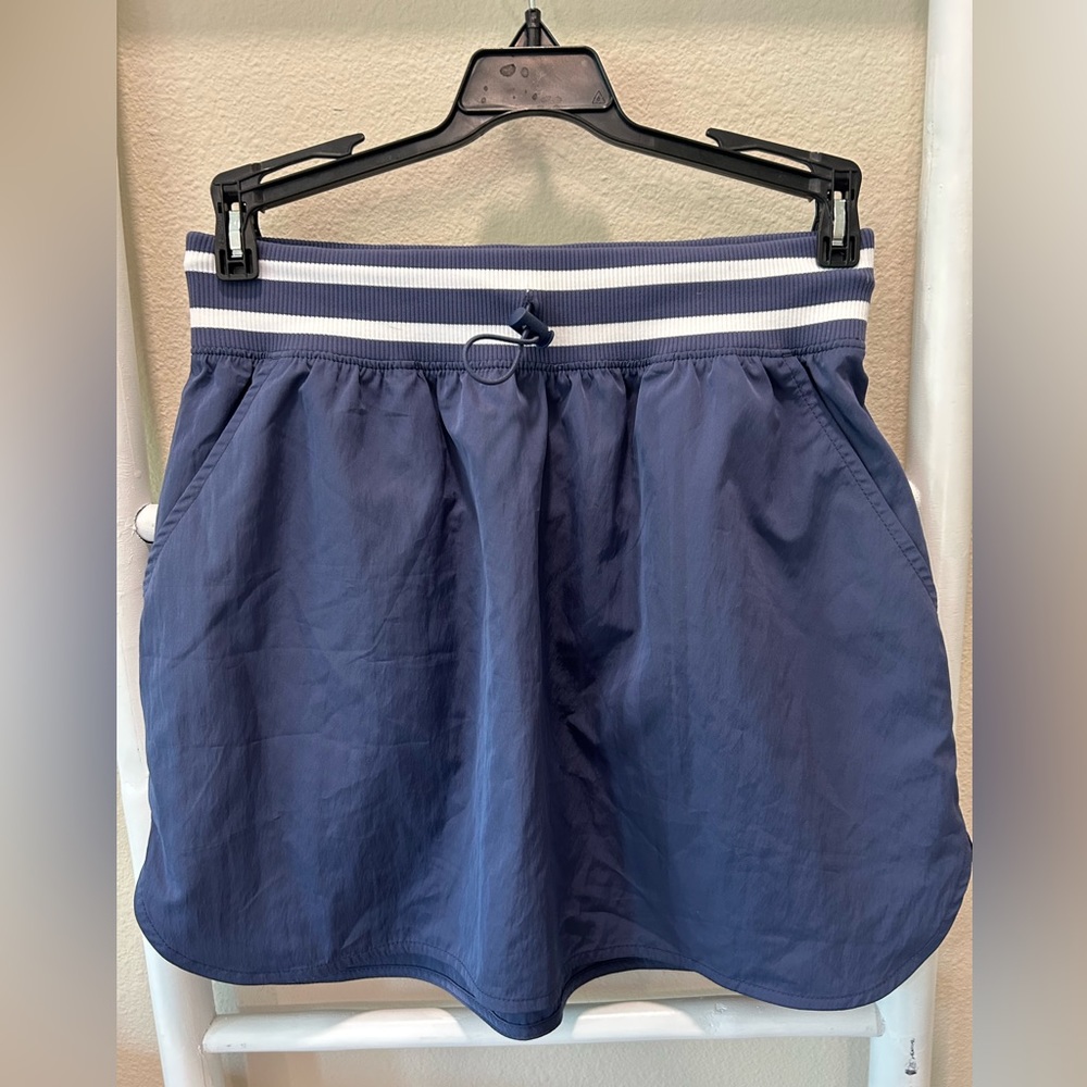 Offline By Aerie Nylon Navy Track Skirt